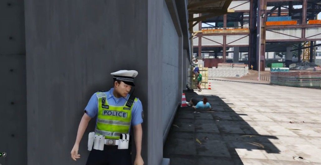 gta5警察模拟器(Police set weapons patrol simula)