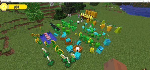 我的世界植物大战僵尸模组(MinecraftVSZombies2)