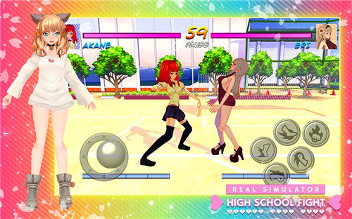 次元美少女格斗(High School Girl Real Battle Sim)