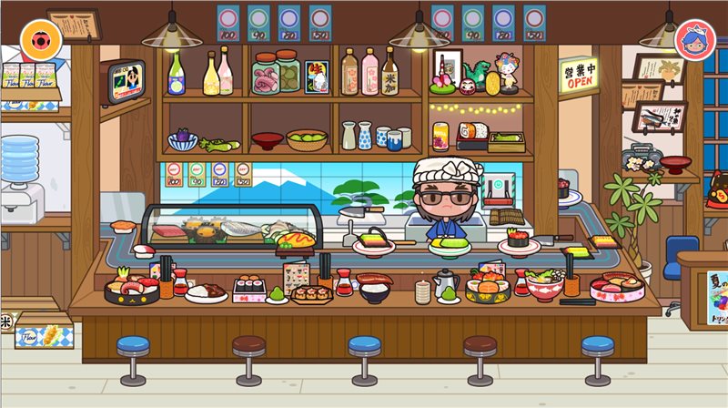 米加小镇:世界(最新版)寿司店