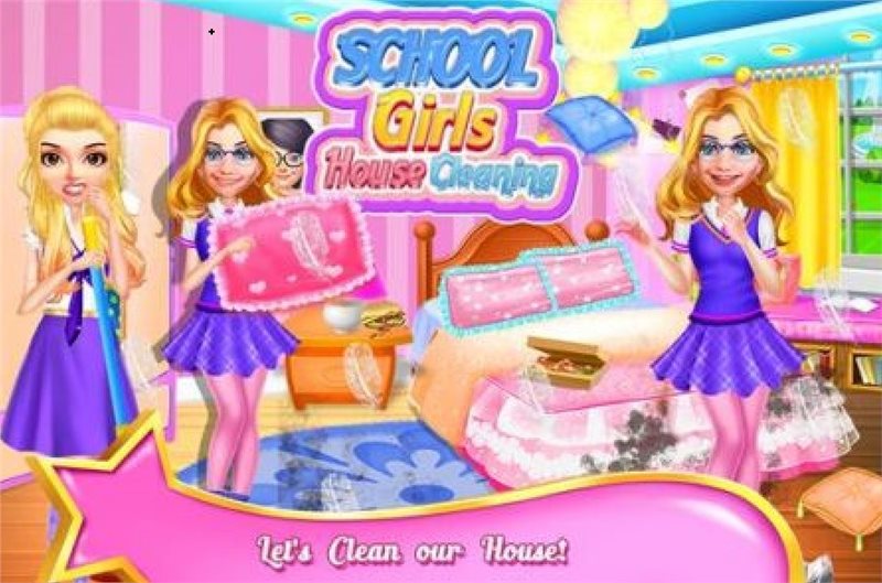 学校女生家庭清洁（School Girls House Cleaning）