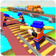 水路火车轨道建造者（River Road Train Track Builder）