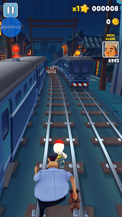 地铁跑酷破解版内置菜单(Subway Surf)