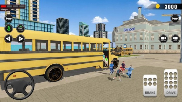 高中巴士驾驶(Offroad School Bus Driver 3D Cit)