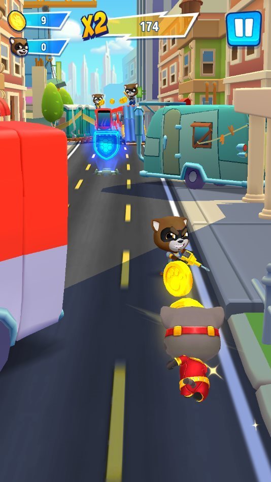 汤姆猫英雄跑酷无限金币钻石版2023