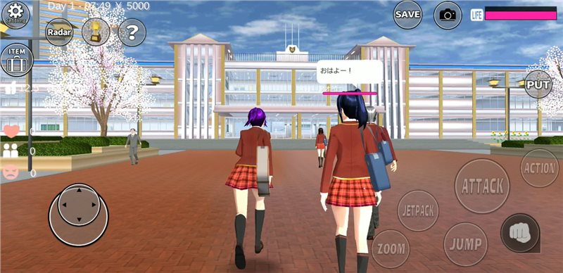 樱花校园模拟器2023年英文版