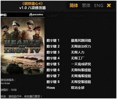 钢铁雄心4修改器wemod版