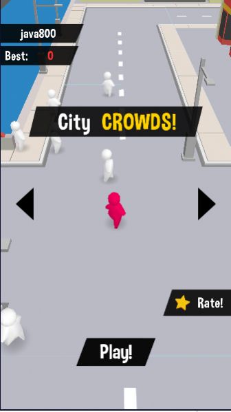 城市人群模拟（City Crowd Sim）
