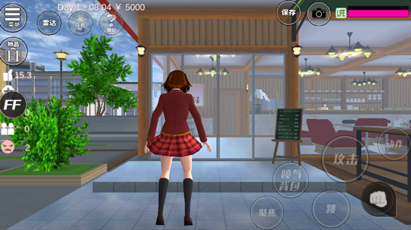 樱花校园模拟器2024新动作高马尾(SAKURA SchoolSimulator)