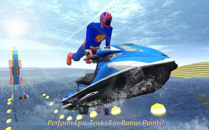 水上摩托赛超级英雄联盟(Jetski Water Racing: Superheroes League）