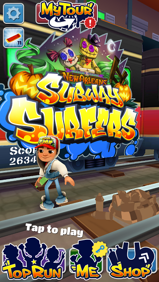 地铁跑酷冰雪节全无限(Subway Surf)
