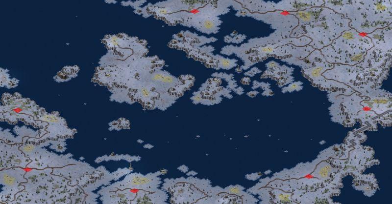 红警2尤里的复仇地图南极大陆