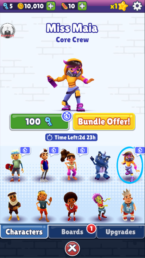 地铁跑酷小雾神版本