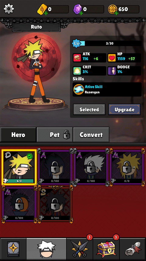 火柴人忍者战斗手机版(Stickman Shinobi Fighting)