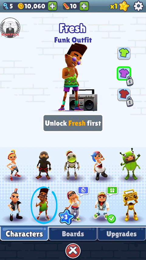 地铁跑酷黑色精灵小黑定制版本